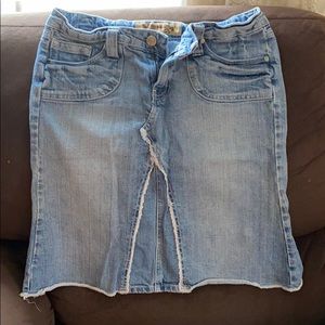 Hint jean skirt